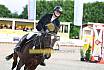 Sonntag Barrieren Springen